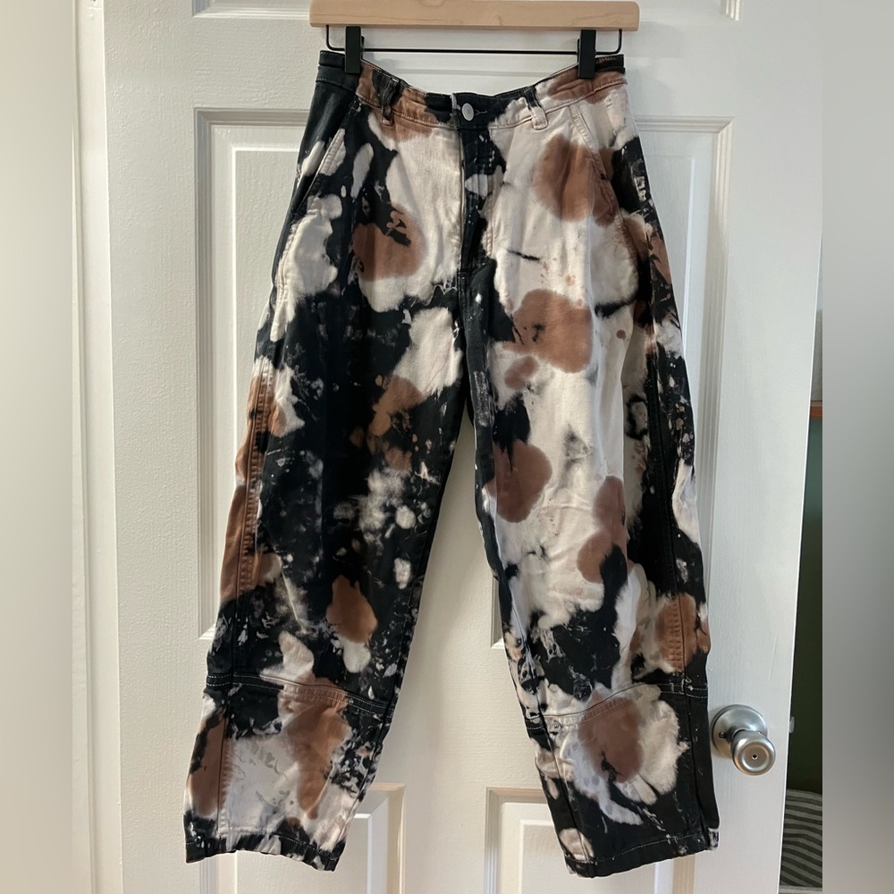 Everlane x Suay Sew Shop custome dyed Pony Show Tie Dye Cotton Barrel Pant